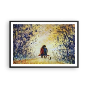 Plakát v černém rámu - Magický okamžik - 91x61 cm