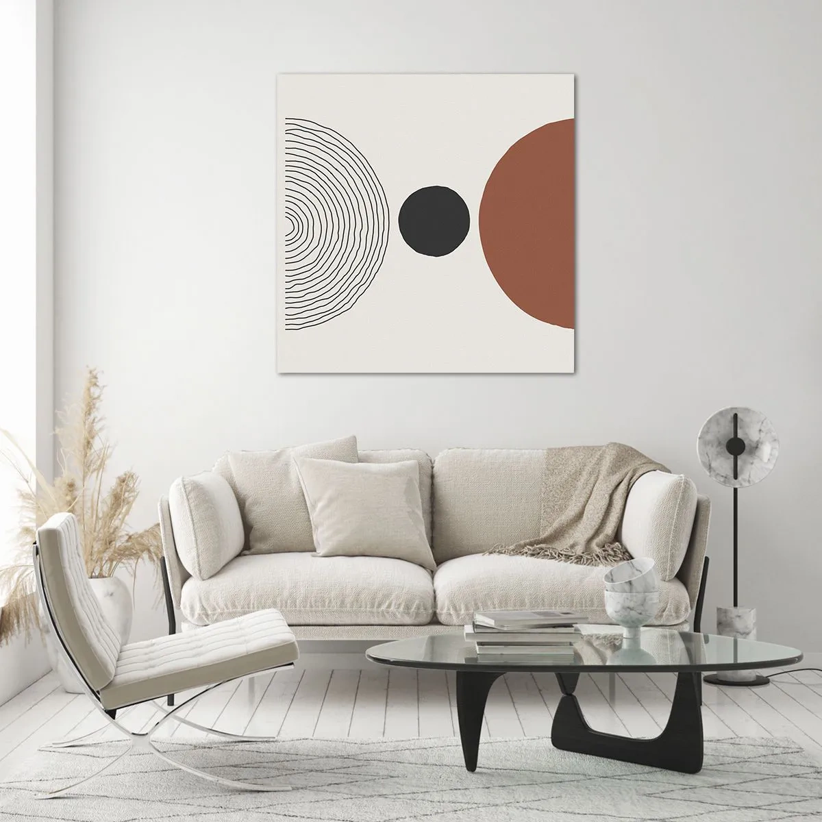 Obraz na skle - V centru pozornosti - 60x60 cm