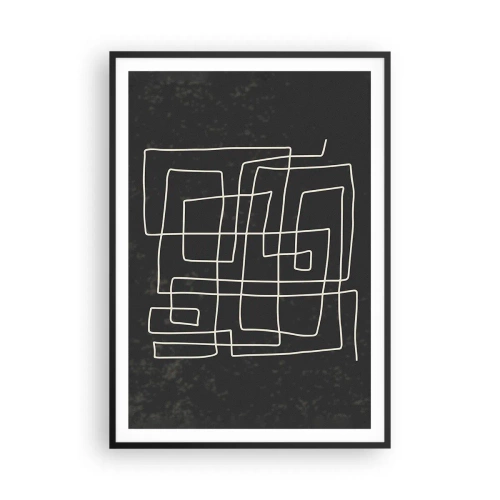 Plakát v černém rámu - Není to tak jednoduché - 70x100 cm