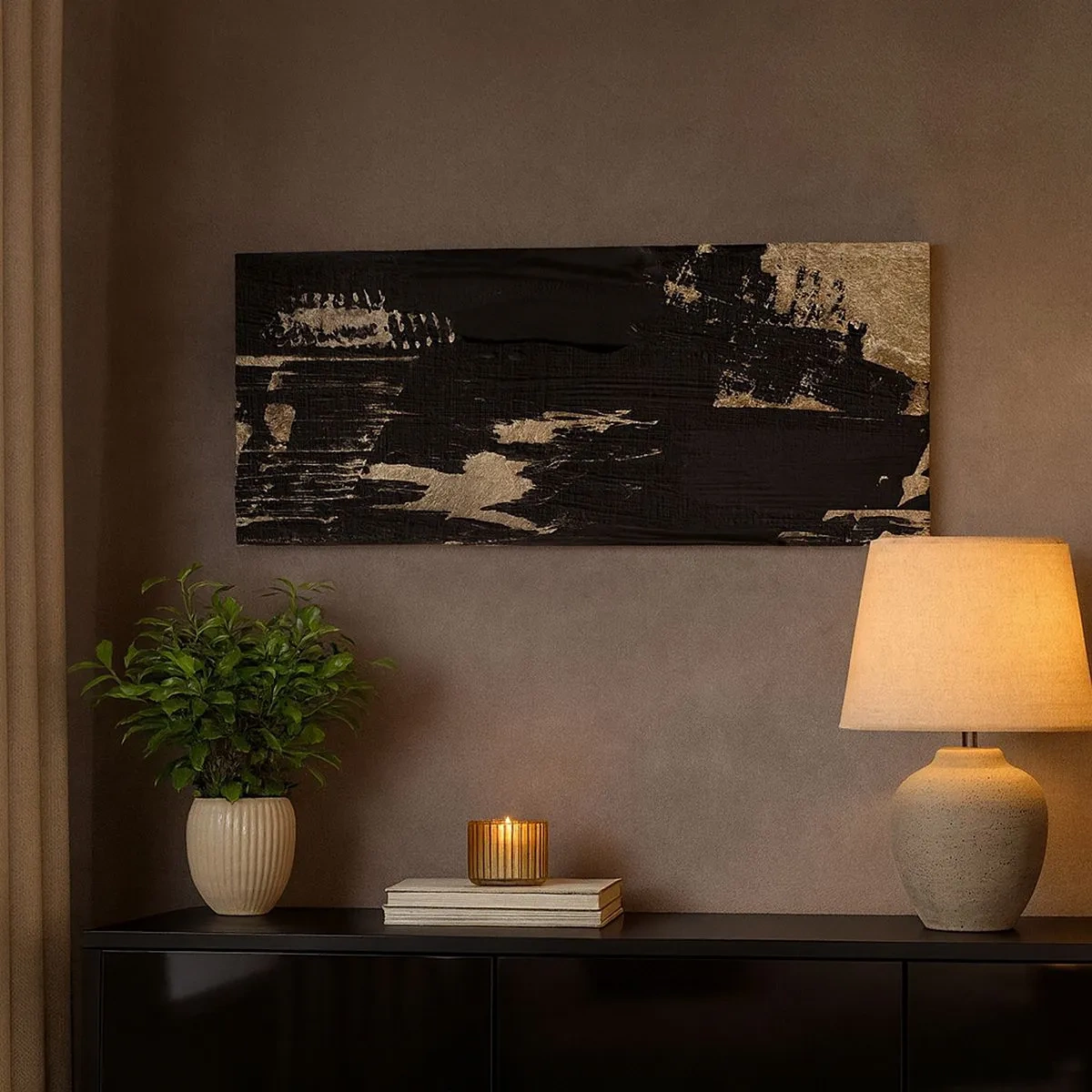 Obraz na plátně - Stopa doteku - 100x40 cm