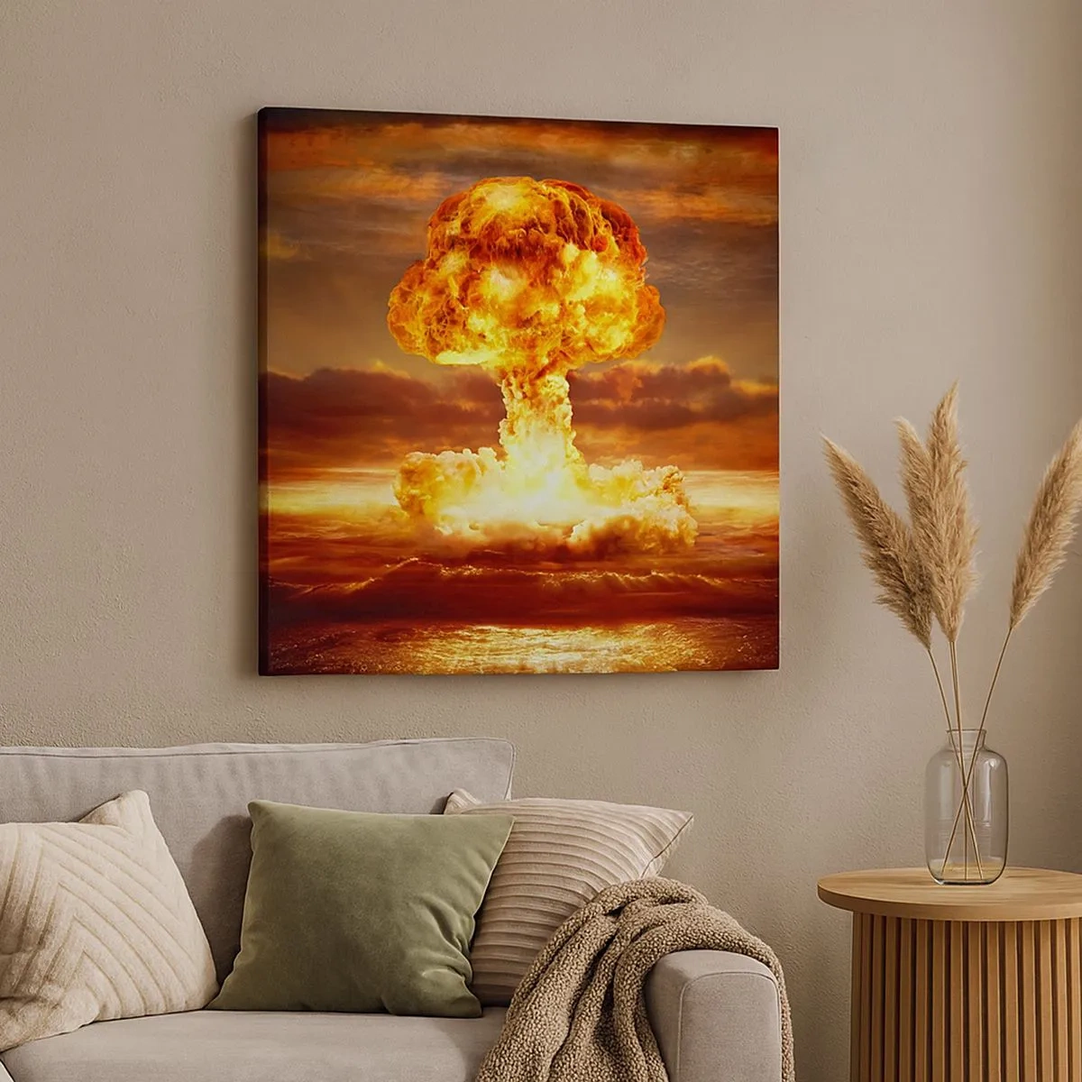 Obraz na plátně - A nastane konec - 30x30 cm