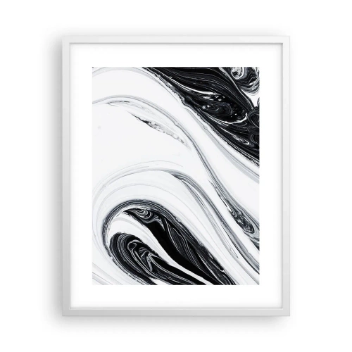 Plakát v bílém rámu - Spojení protikladů - 40x50 cm