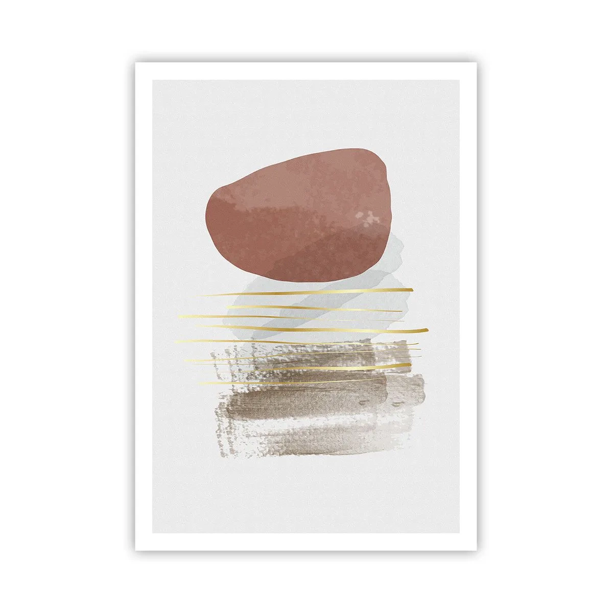 Plakát - Abstraktní kolonáda - 70x100 cm