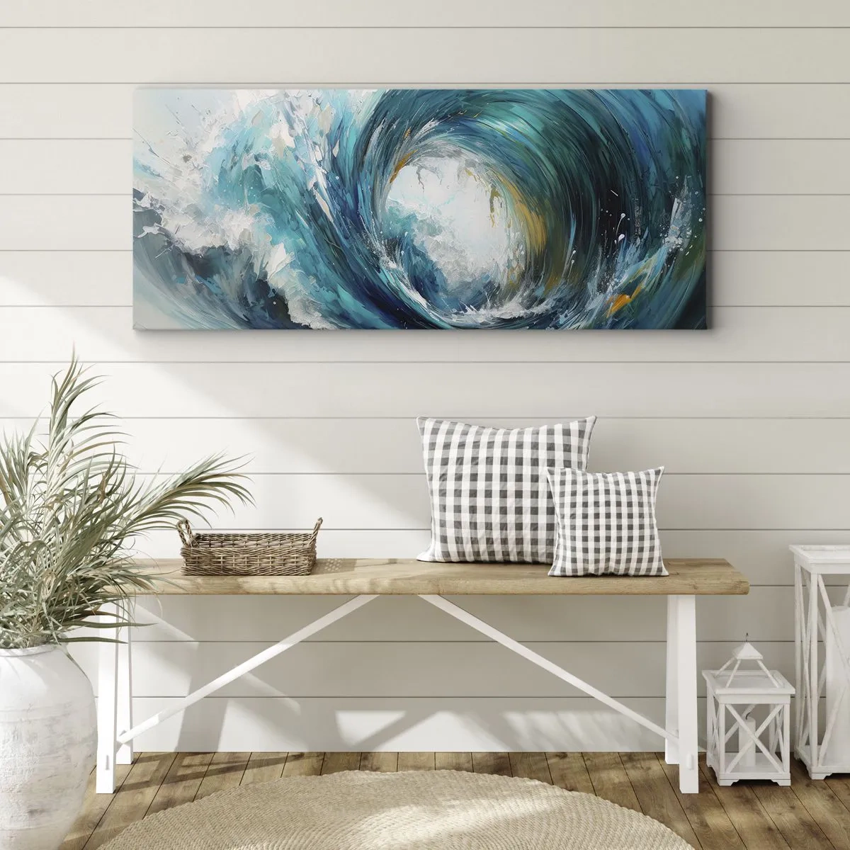 Obraz na plátně - Mořský portál - 100x40 cm