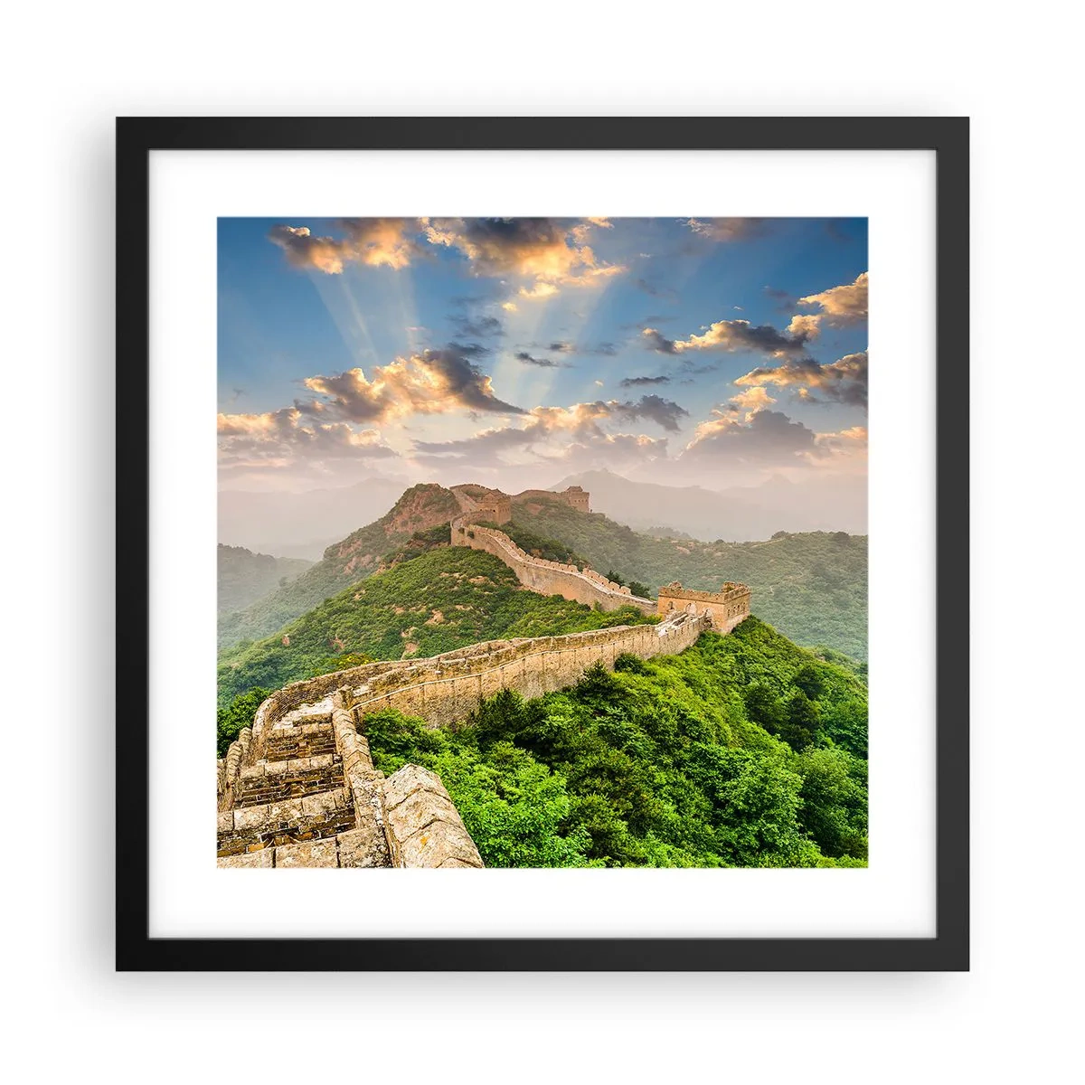 Plakát v černém rámu - Nepomíjející velikost - 40x40 cm