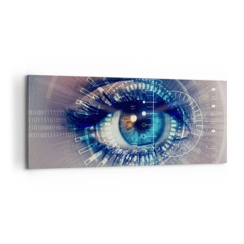 Obraz na plátně - Myslíš si, že mě znáš - 100x40 cm