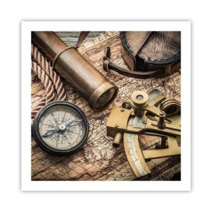 Plakát - Urči směr - 60x60 cm