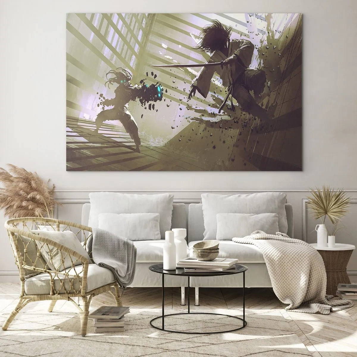 Obraz na skle - I ty můžeš být samurajem - 100x70 cm