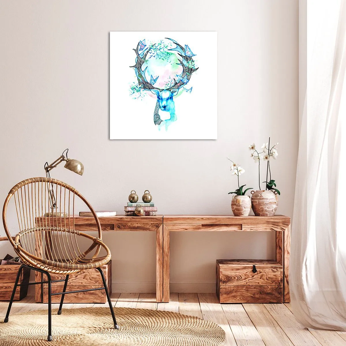 Obraz na plátně - Síla a jemnost přírody - 70x70 cm