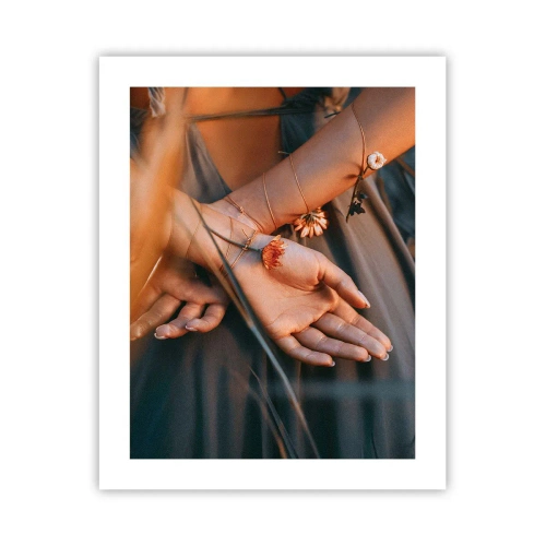 Plakát - Propojená s přírodou - 40x50 cm