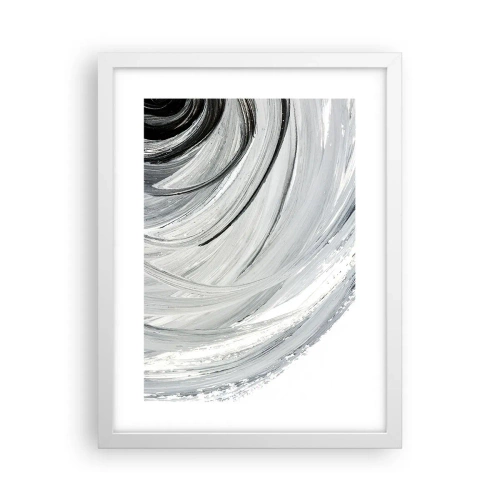 Plakát v bílém rámu - Orbitální kompozice - 30x40 cm