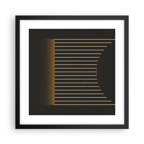 Plakát v černém rámu - Prozkoumat temnotu - 40x40 cm