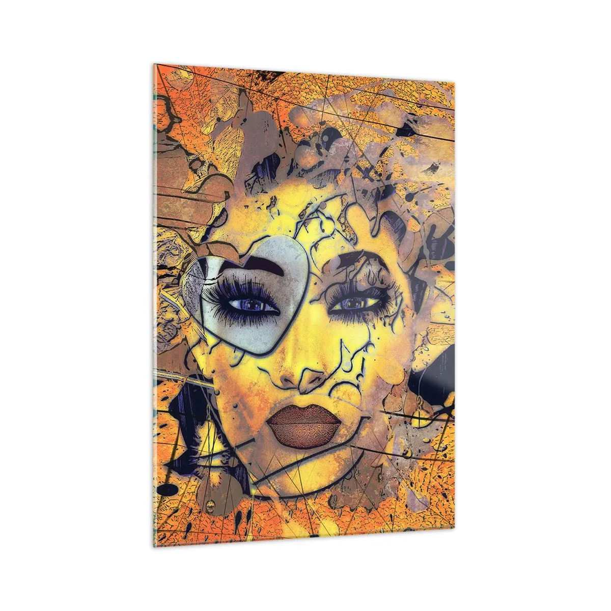 Obraz na skle - Sluneční krása - 50x70 cm