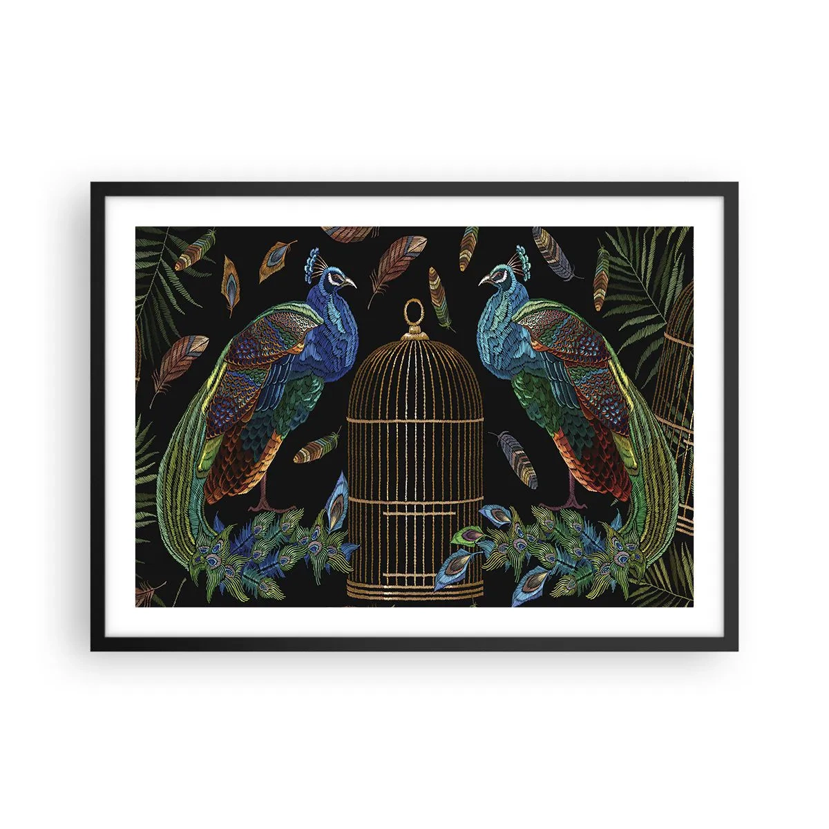 Plakát v černém rámu - V královském rouchu - 70x50 cm