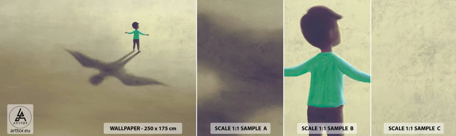 Fototapeta Vzorek Standard Eco - Hrdina budoucnosti - Abstrakce, Fantazie, Kus - 100x30 cm