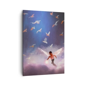 Obraz na plátně - Je třeba mít odvahu a představivost - 50x70 cm