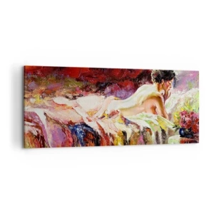 Obraz na plátně - Zamyšlená Venuše - 100x40 cm
