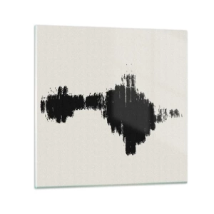 Obraz na skle - Vibrace představivosti - 30x30 cm