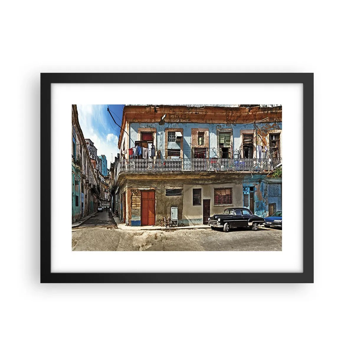 Plakát v černém rámu - Havajský nádech - 40x30 cm