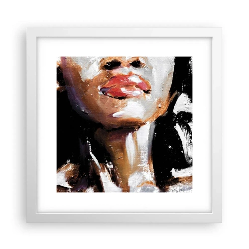 Plakát v bílém rámu - Hrdost bez předsudků - 30x30 cm