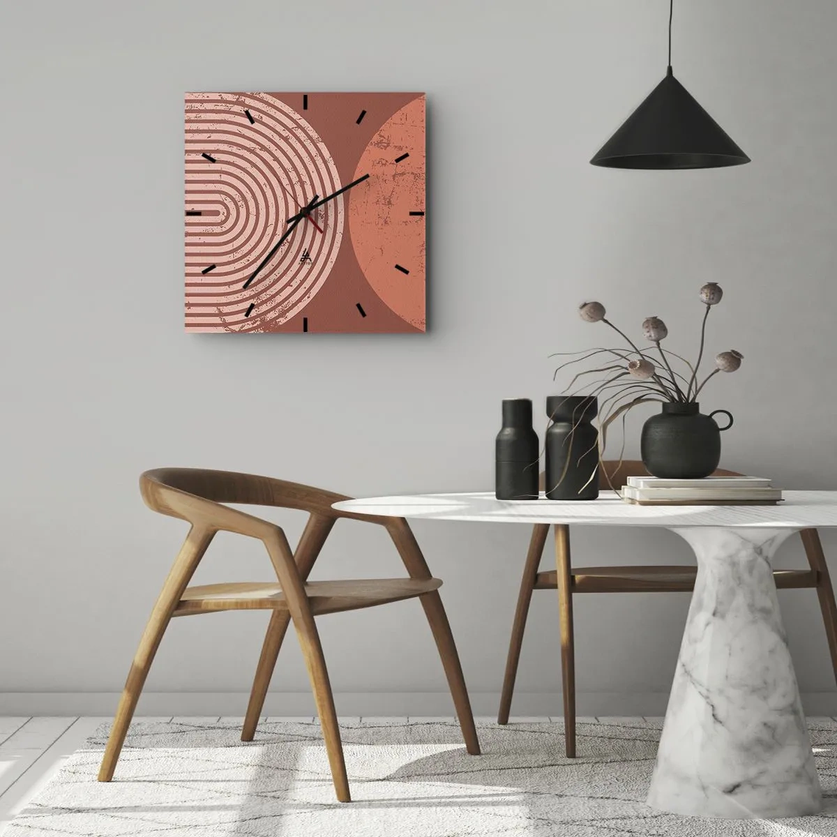 Nástěnné hodiny - Blízký vztah - 40x40 cm