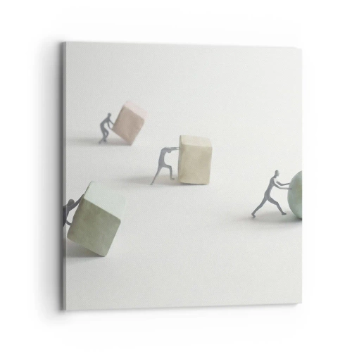 Obraz na plátně - Život samotný - 70x70 cm