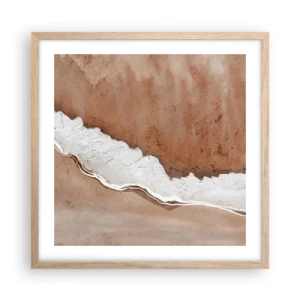 Plakát v rámu světlý dub - V zemitých barvách - 50x50 cm