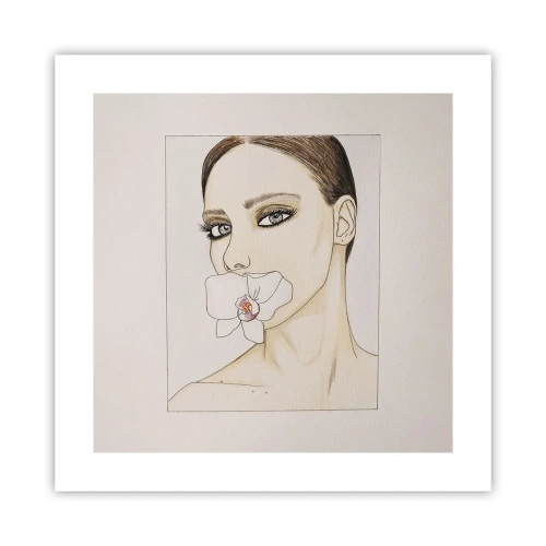 Plakát - Symbol elegance a krásy - 40x40 cm