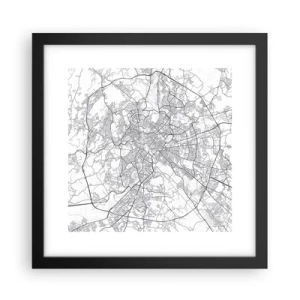 Plakát v černém rámu - Římský kruh - 30x30 cm