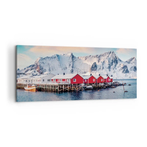 Obraz na plátně - Severní útočiště - 100x40 cm