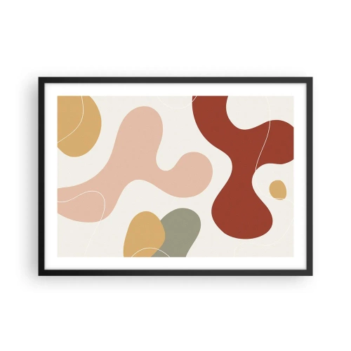 Plakát v černém rámu - Klikyháky - 70x50 cm