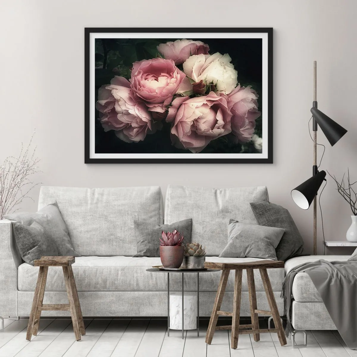 Plakát v černém rámu - Kouzlo belle epoque - 70x50 cm