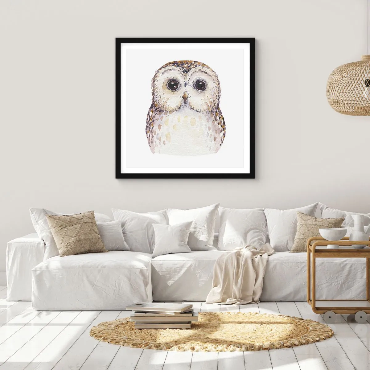 Plakát v černém rámu - Podívej se mi do očí - 60x60 cm