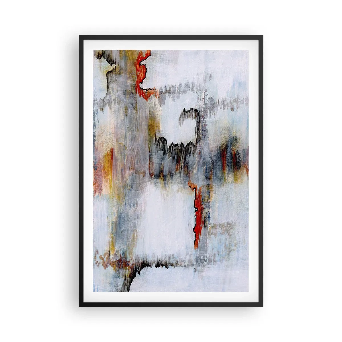 Plakát v černém rámu - Klackem po vodě - 61x91 cm
