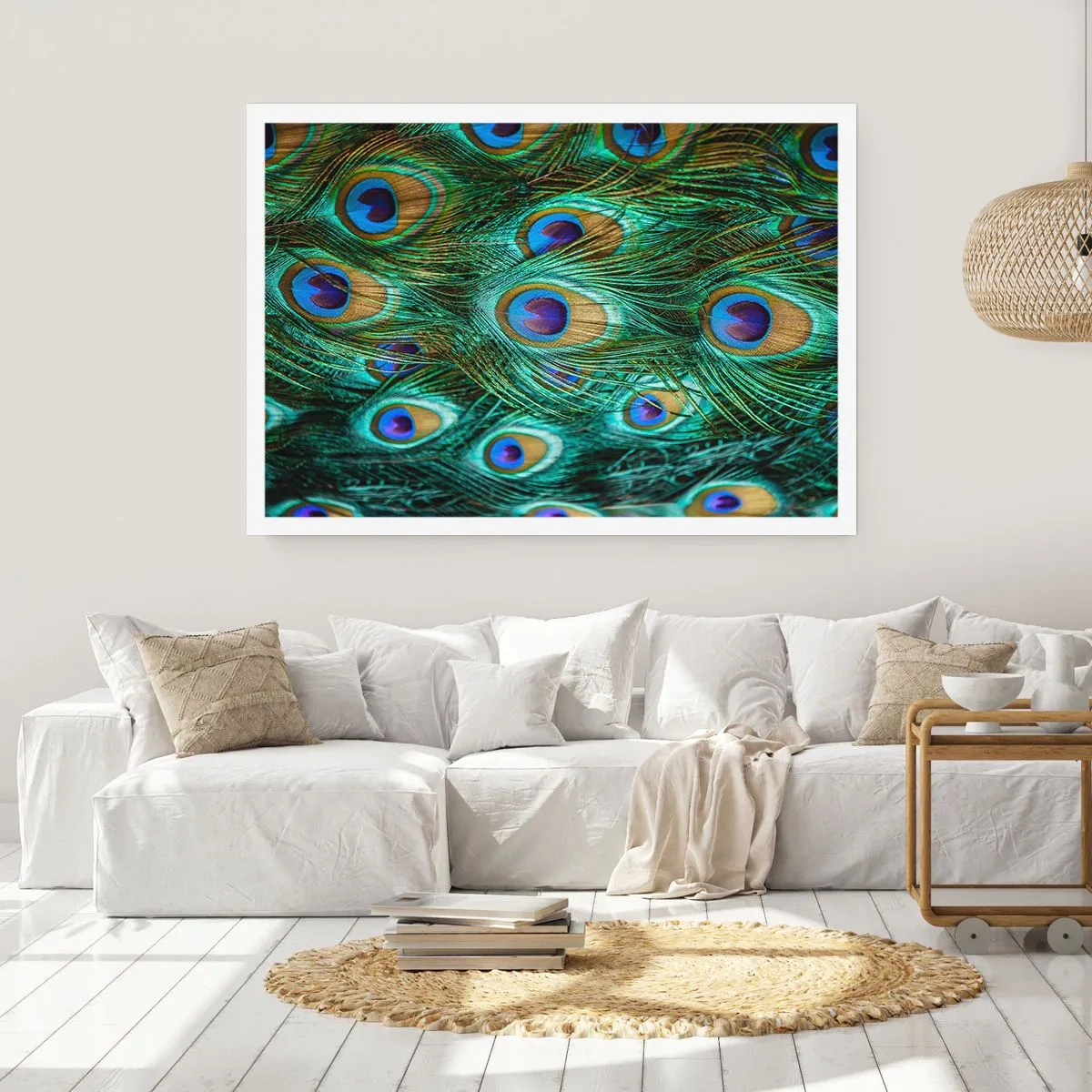 Plakát - Paví pohled - 70x50 cm