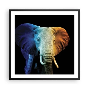 Plakát v černém rámu - Výstřední muž, ale ne podivín - 60x60 cm