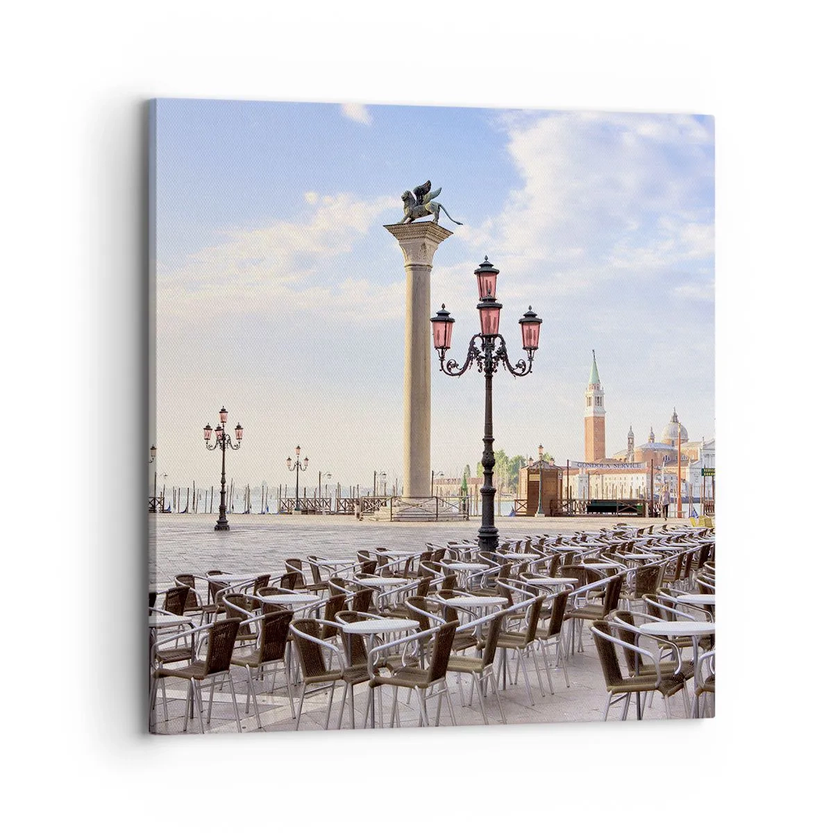 Obraz na plátně - Zveme, vše připraveno - 70x70 cm