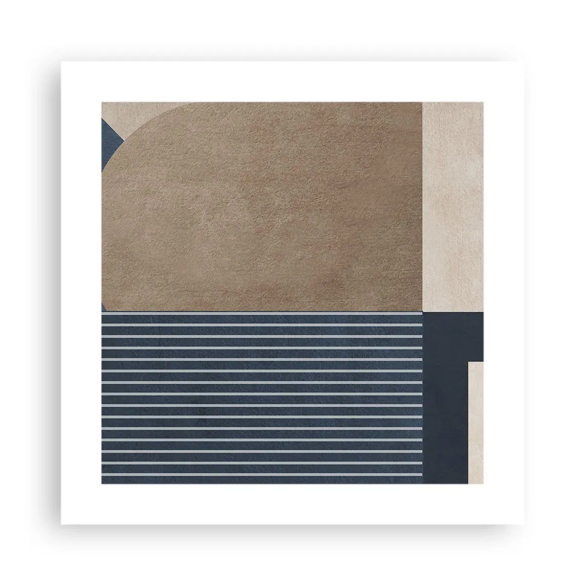 Plakát - Kompozice jednoduchosti a kulatosti - 40x40 cm