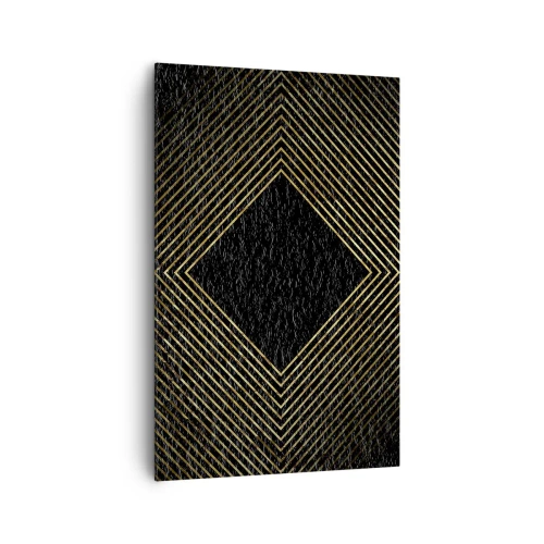 Obraz na plátně - Geometrie ve stylu glamour - 80x120 cm
