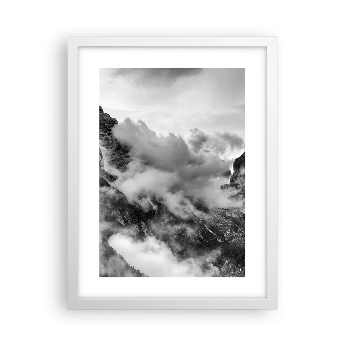 Plakát v bílém rámu - Krásné a kruté - 30x40 cm