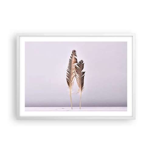 Plakát v bílém rámu - Proti nicotě - 70x50 cm