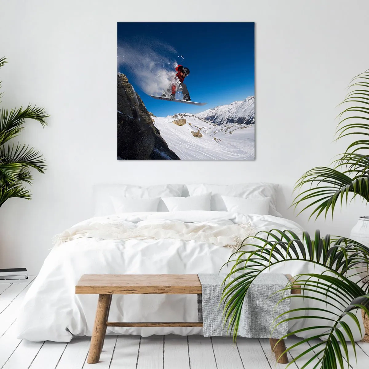 Obraz na plátně - A stal ses součástí prostoru - 60x60 cm