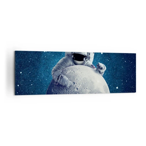 Obraz na plátně - Vesmírný vtipálek - 160x50 cm