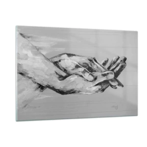 Obraz na skle - Začátek… - 120x80 cm