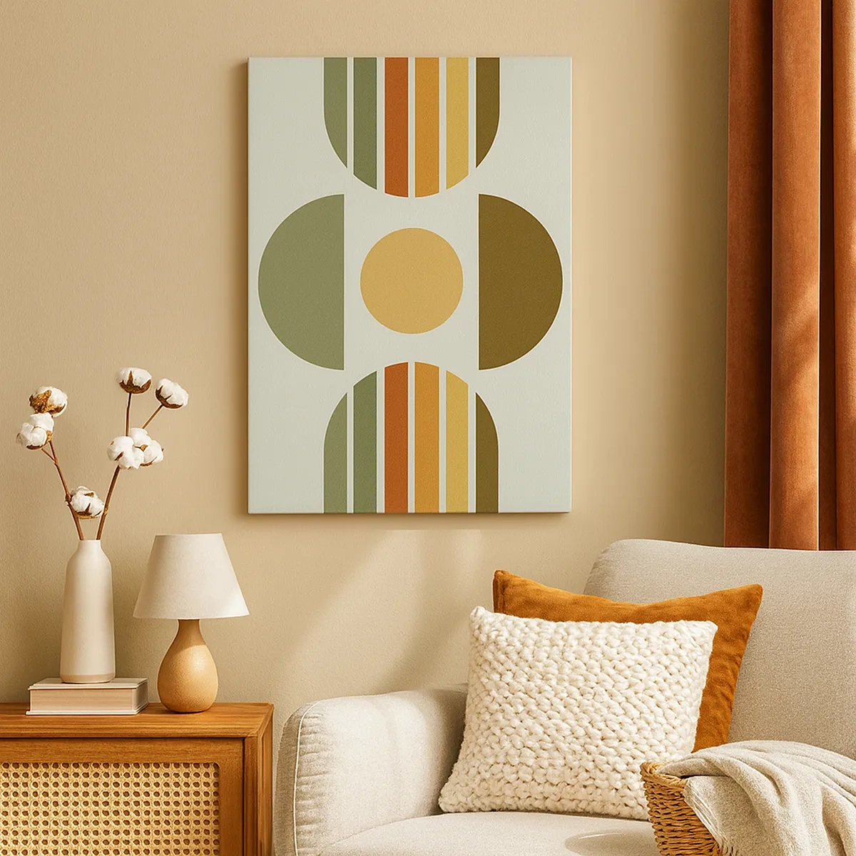 Obraz na plátně - V barvách země - 50x70 cm