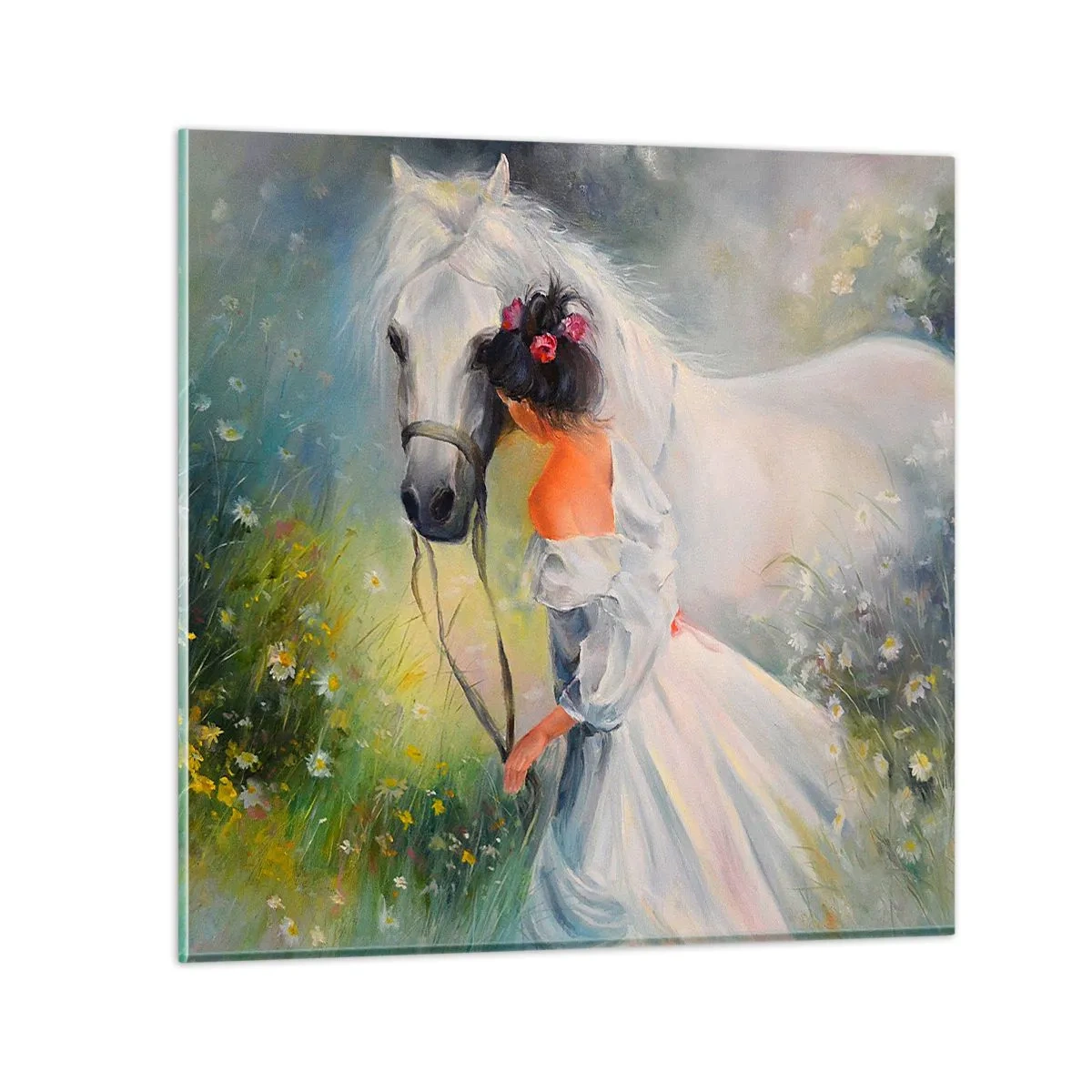 Obraz na skle - Jako z krásného snu - 30x30 cm
