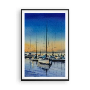 Plakát v černém rámu - Konec dobrého dne - 61x91 cm