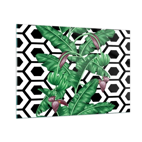 Obraz na skle - Symetrická kompozice z přírody - 100x70 cm