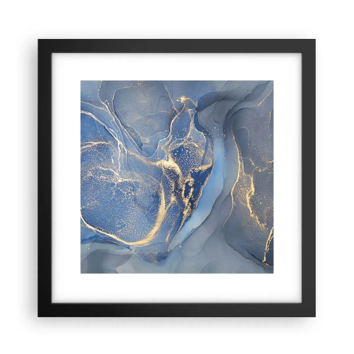 Plakát v černém rámu - Zlatý prach - 30x30 cm