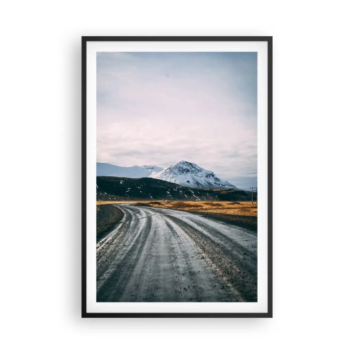 Plakát v černém rámu - V islandském stylu - 61x91 cm